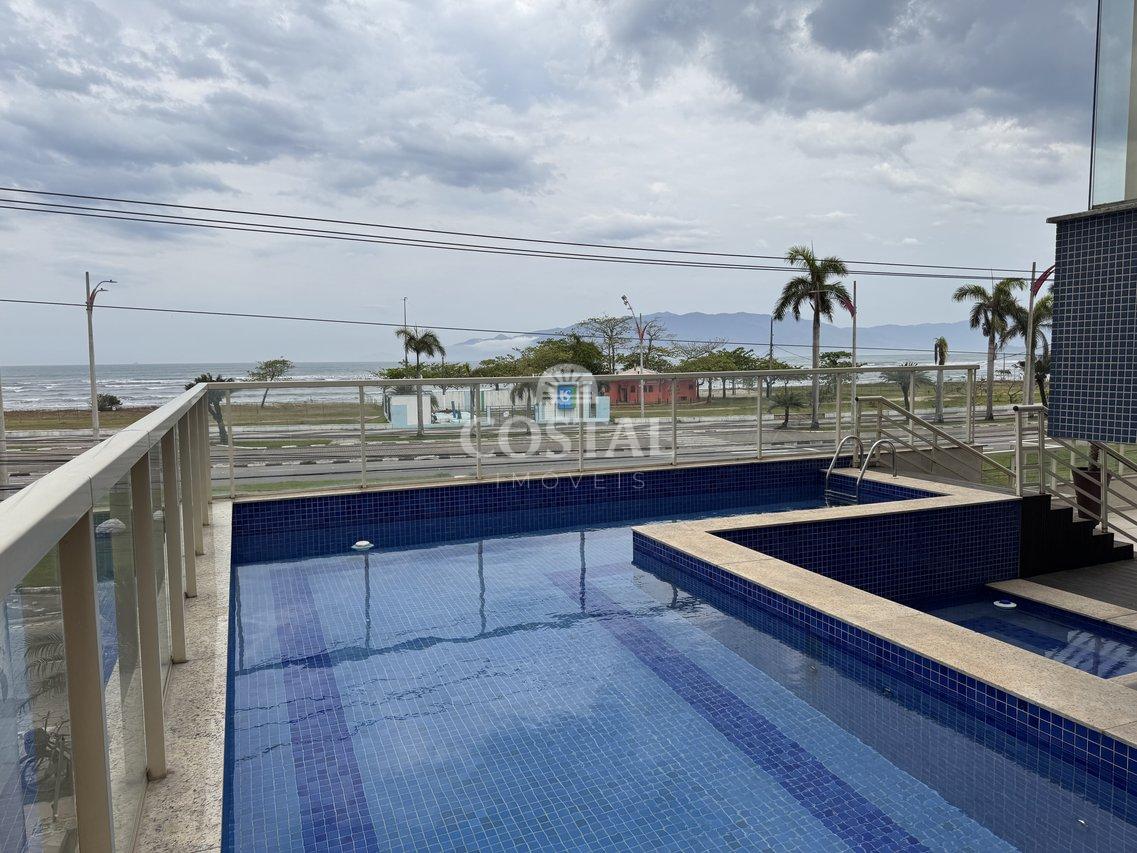Apartamento Frente mar,  3 dormitórios com 2 suítes , Indaiá  Caraguatatuba - 
