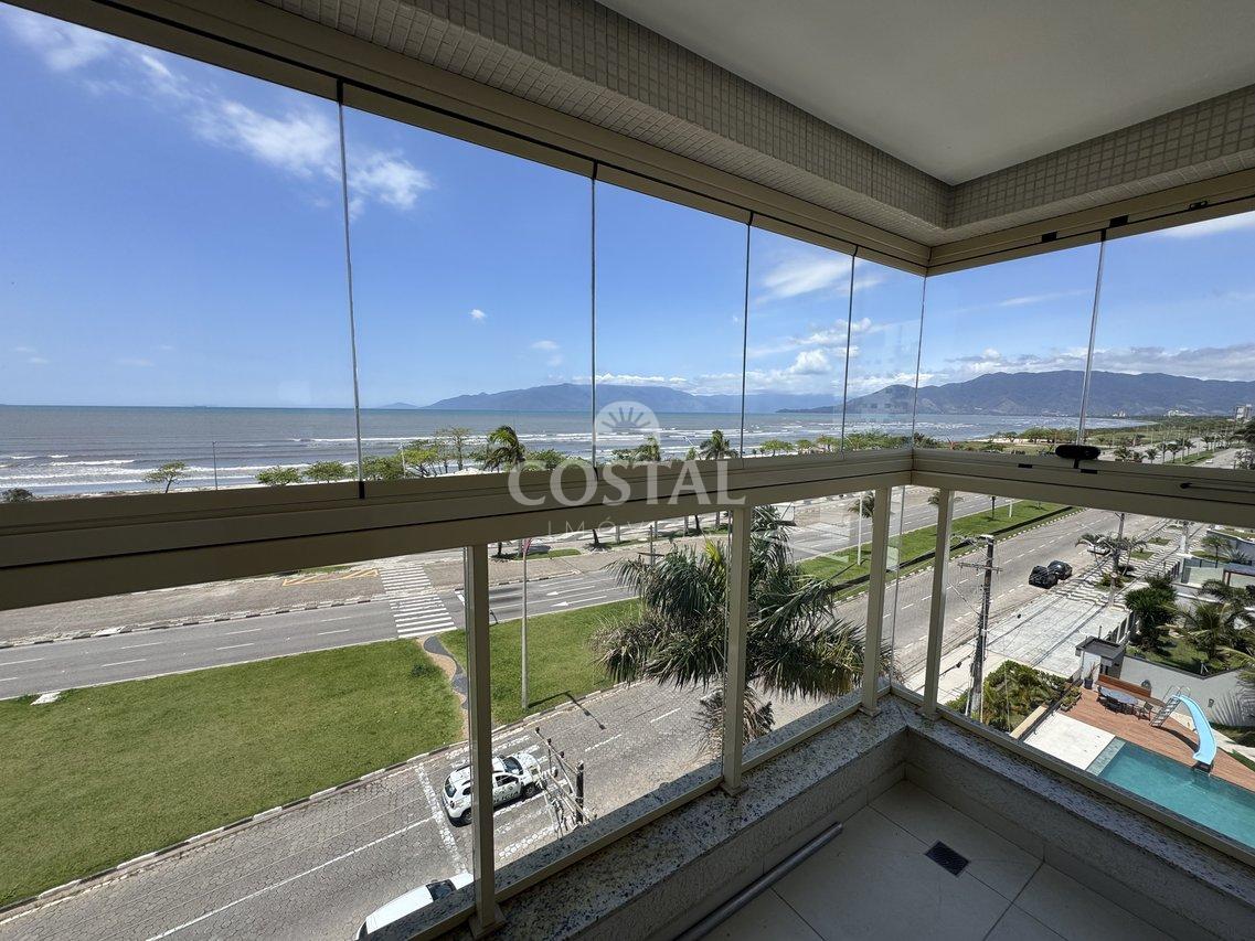 Apartamento Frente mar,  3 dormitórios com 2 suítes , Indaiá  Caraguatatuba - 