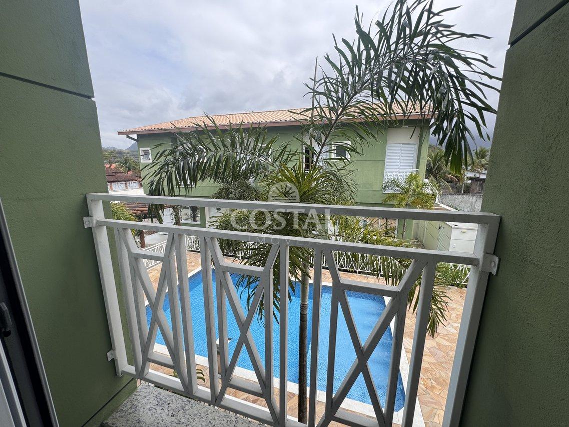 Charmoso Sobrado em Condomínio Fechado Rua Dois Caraguatatuba - 