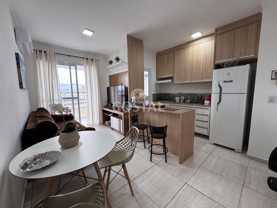 Apartamento 2 dormitorios com 1 suite,  150 m da Praia  Caraguatatuba - 