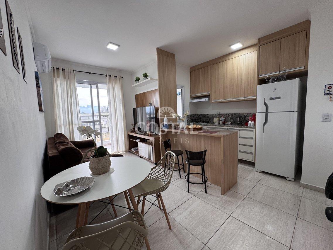 Apartamento 2 dormitorios com 1 suite,  150 m da Praia  Caraguatatuba - 