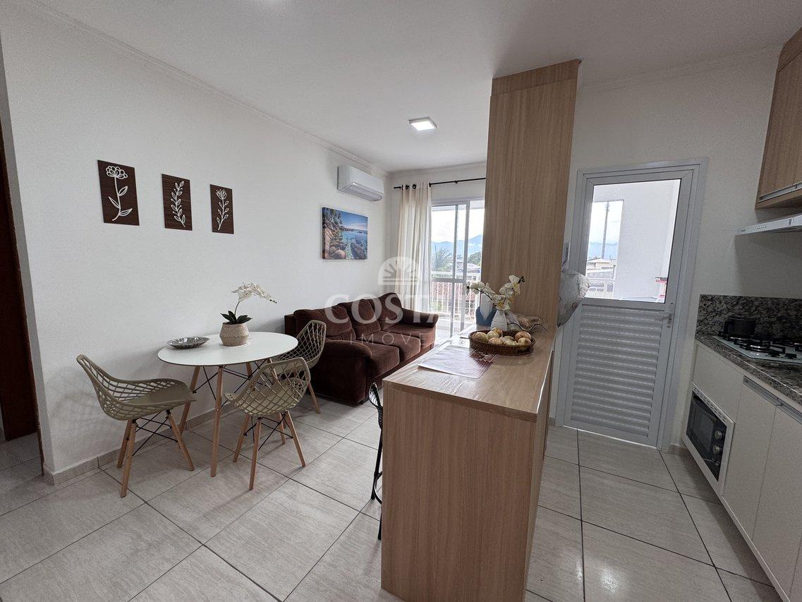 Apartamento 2 dormitorios com 1 suite,  150 m da Praia  Caraguatatuba - 