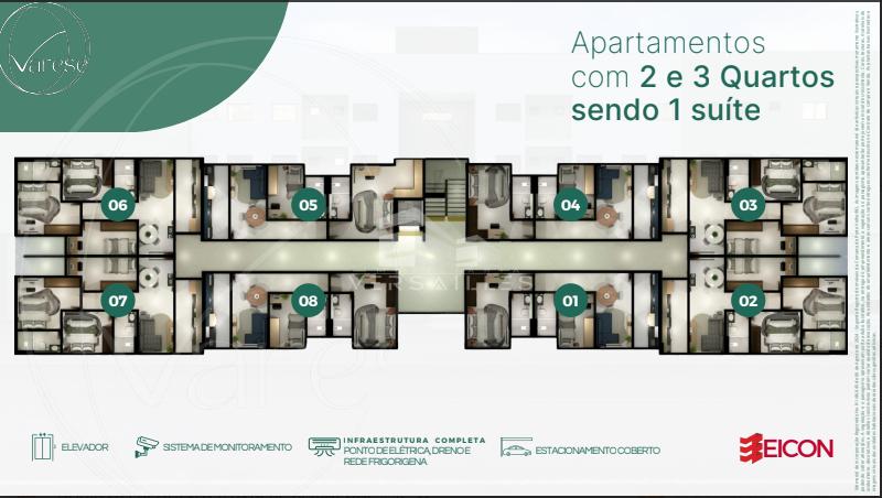 Apartamento, 3 quartos, 66 m² - Foto 2
