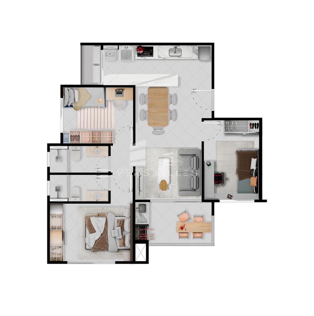 Apartamento, 3 quartos, 75 m² - Foto 16