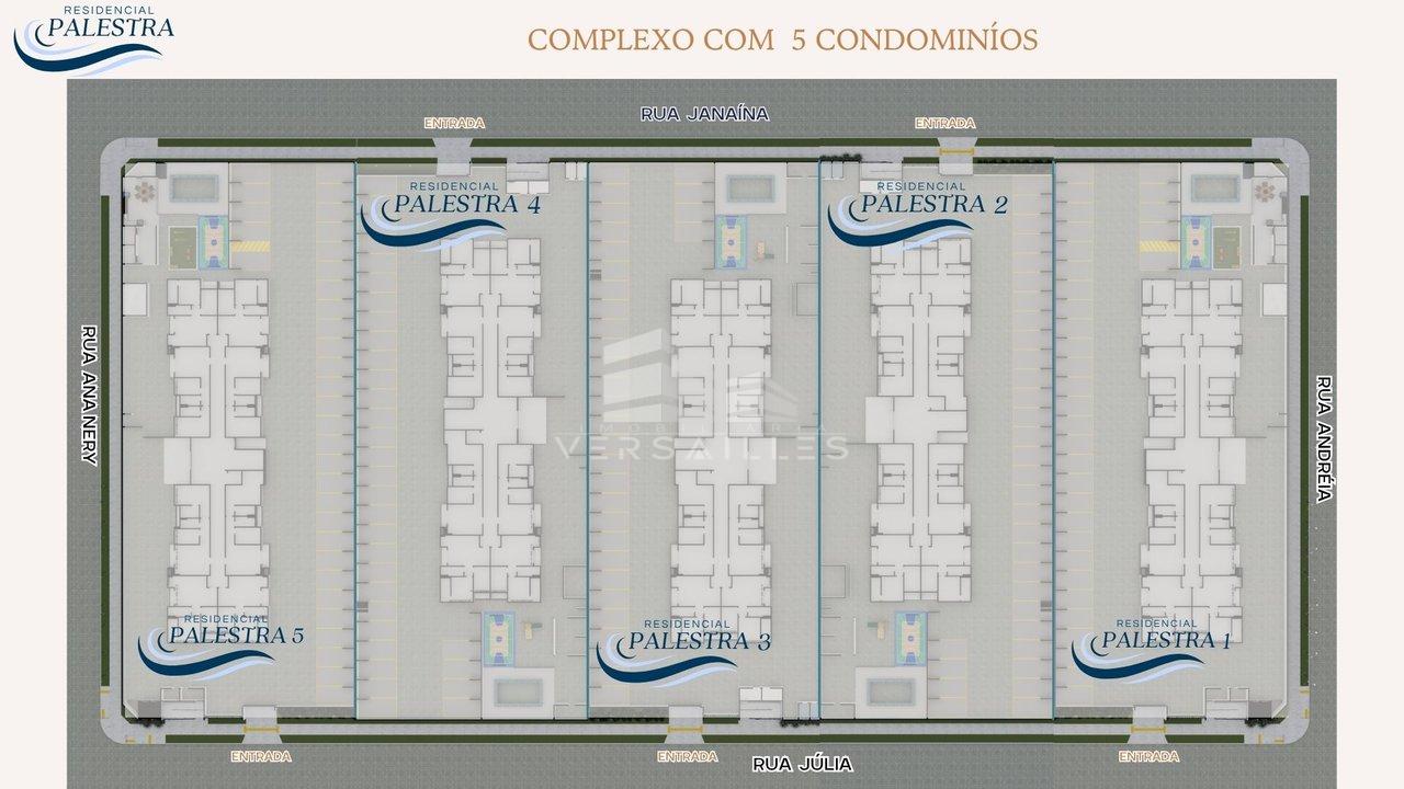 Apartamento de 2 quartos sendo uma suíte com plantas a partir de 58 m² Rua Júlia Porto Velho - 