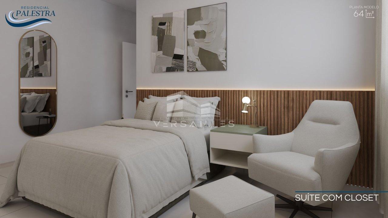 Apartamento de 2 quartos sendo uma suíte com plantas a partir de 58 m² Rua Júlia Porto Velho - 