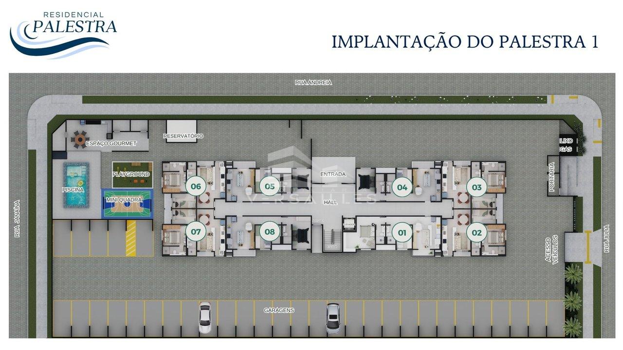 Apartamento de 2 quartos sendo uma suíte com plantas a partir de 58 m² Rua Júlia Porto Velho - 