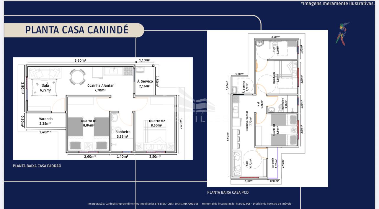 Casa de Condomínio, 2 quartos - Foto 12