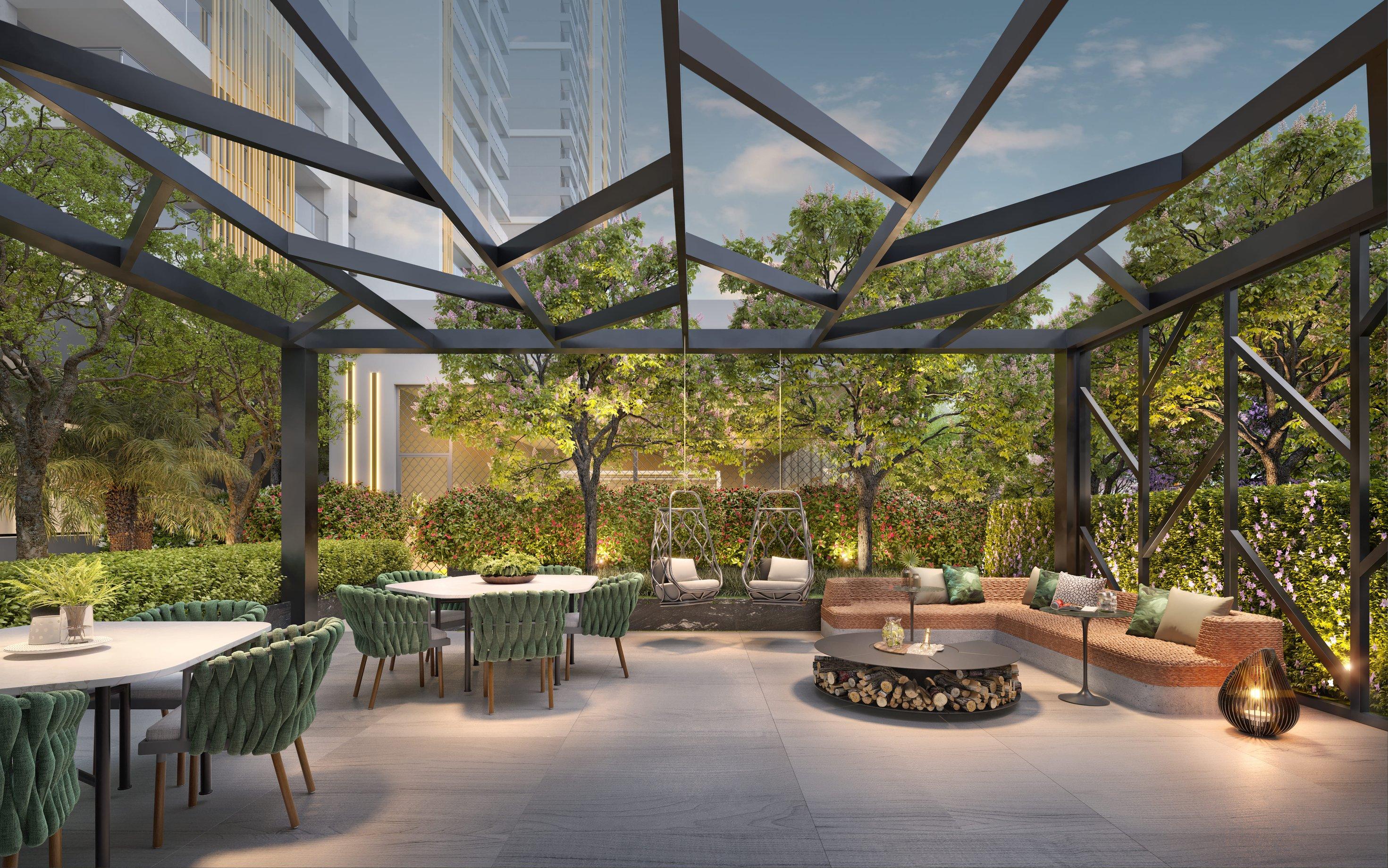 Empreendimento Eden, com um parque de 8.000m&sup2; e apartamentos de 77 a 134m&sup2; de 2 a 3 suites Rua Santo Arcádio São Paulo - 