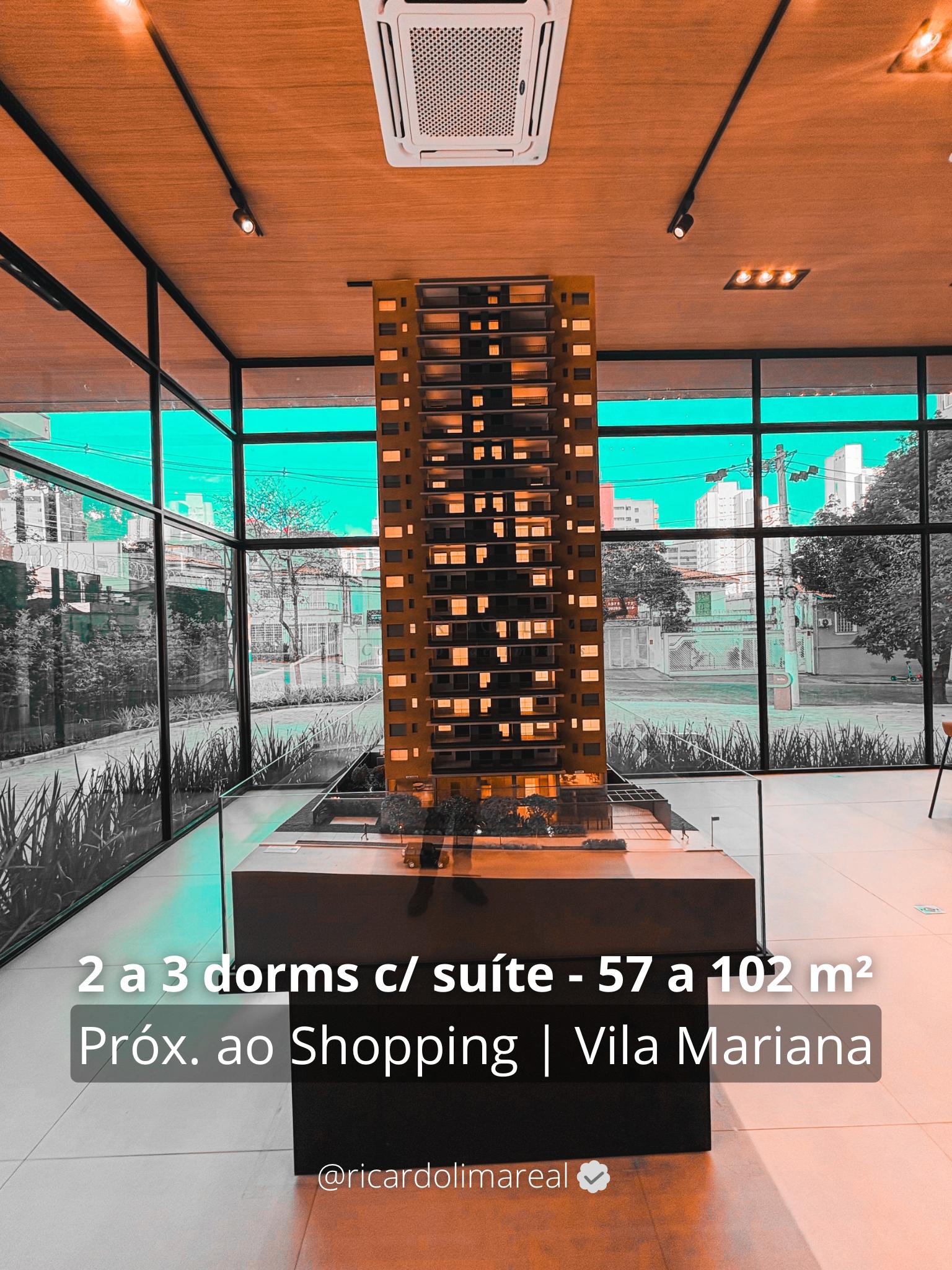 Pleno Vila Mariana | 3 dormit&oacute;rios com su&iacute;te e 2 vagas na Vila Mariana, Lazer com rooftop Rua Coronel Lisboa São Paulo - 