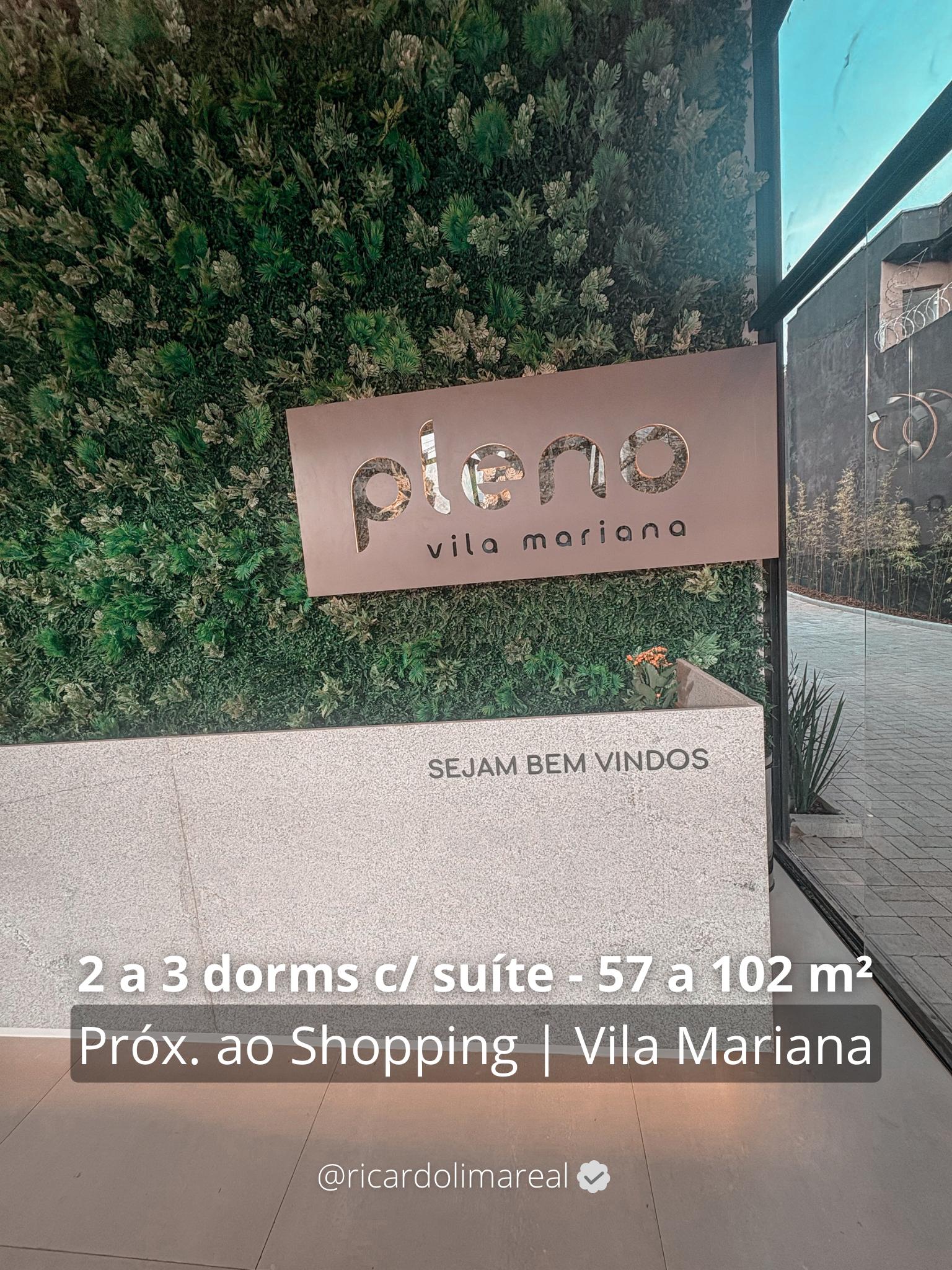 Pleno Vila Mariana | 3 dormit&oacute;rios com su&iacute;te e 2 vagas na Vila Mariana, Lazer com rooftop Rua Coronel Lisboa São Paulo - 