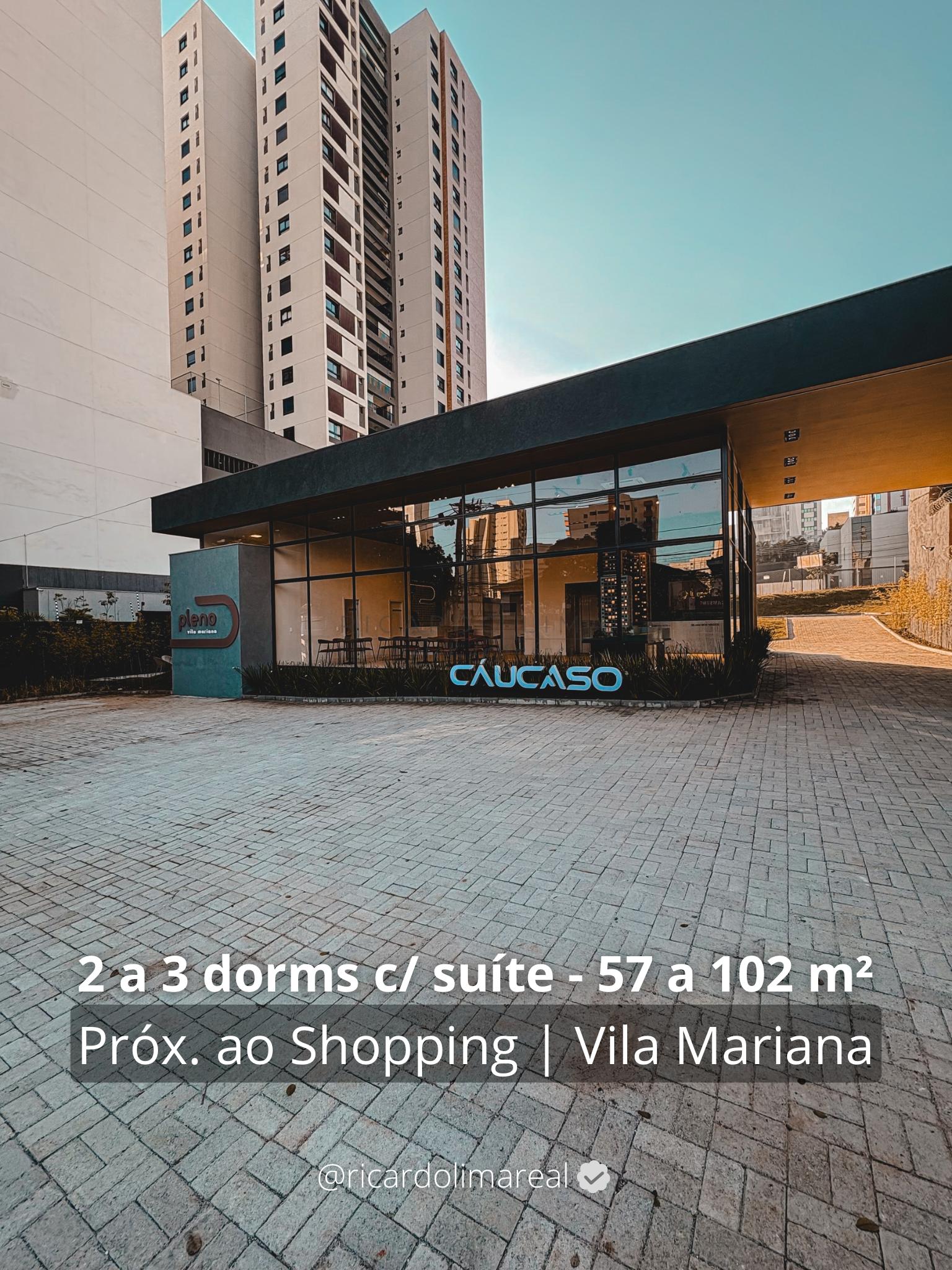 Pleno Vila Mariana | 3 dormit&oacute;rios com su&iacute;te e 2 vagas na Vila Mariana, Lazer com rooftop Rua Coronel Lisboa São Paulo - 